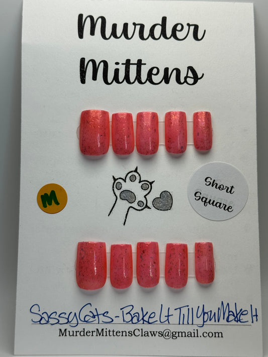 Sassy Cats - Bake It Till You Make It, press-on nails