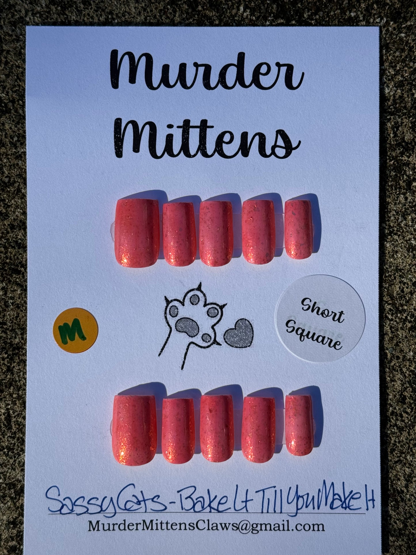 Sassy Cats - Bake It Till You Make It, press-on nails