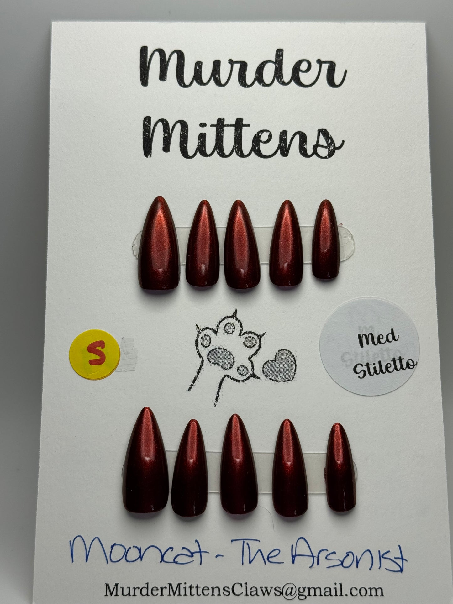 Mooncat - The Arsonist, press-on nails