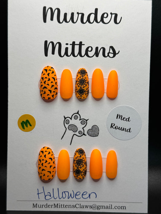 Halloween, press-on nails