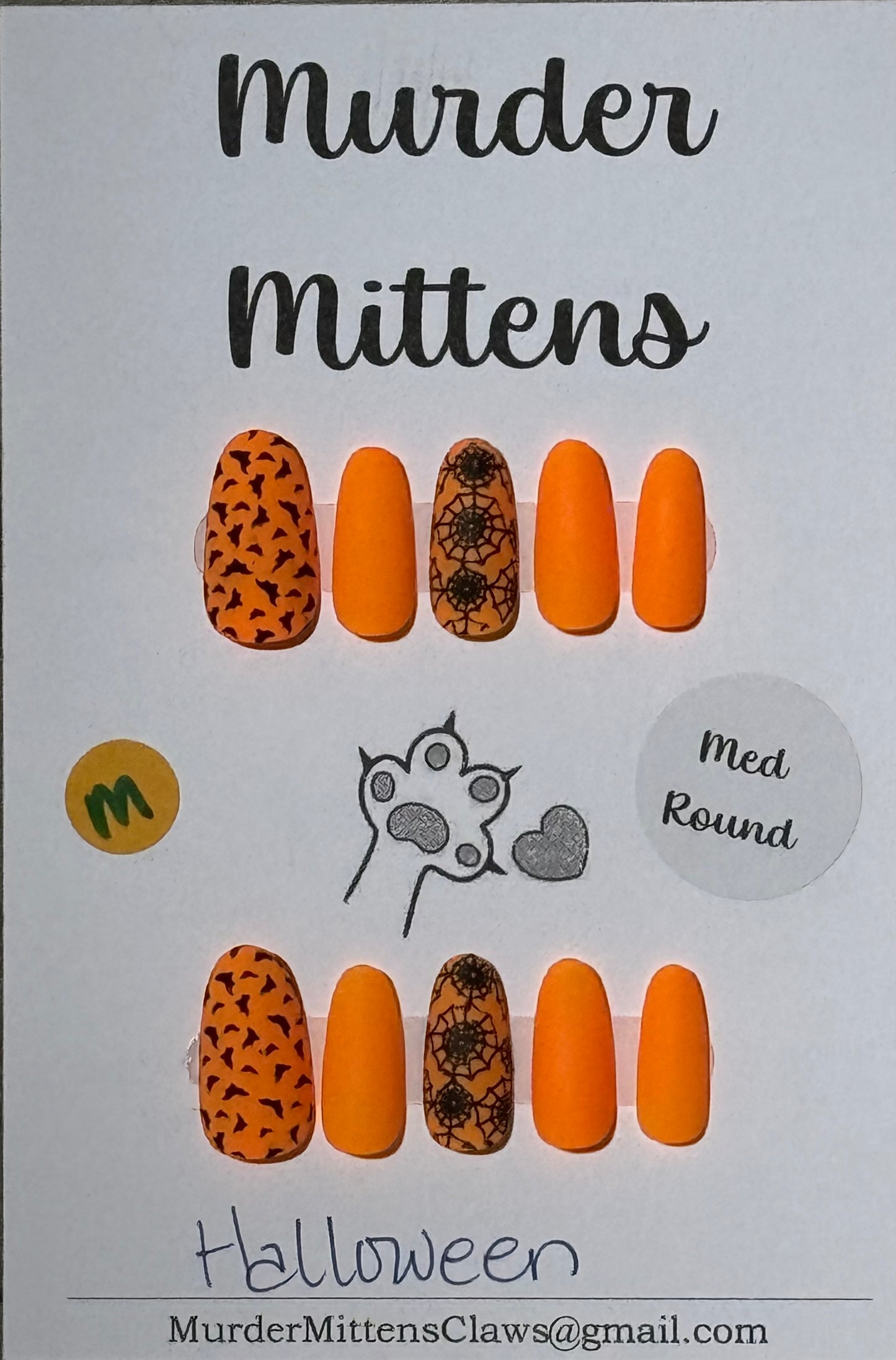 Halloween, press-on nails