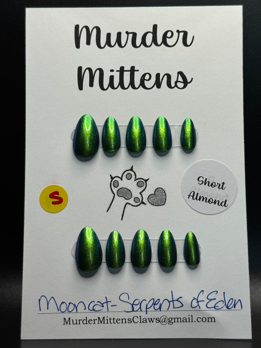 Mooncat - Serpents of Eden, press-on nails